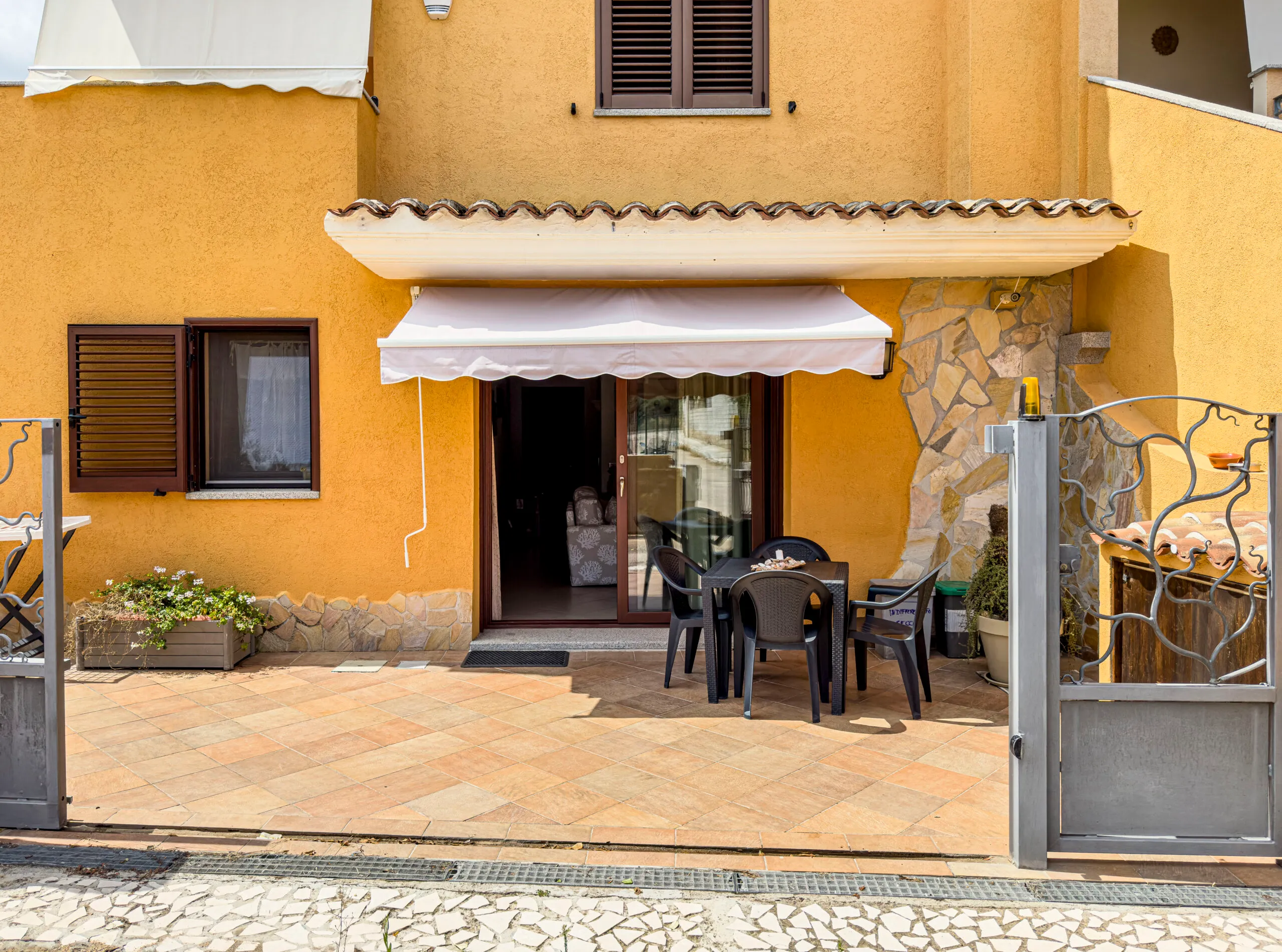 Terrazza dell’alloggio staff ad Arzachena